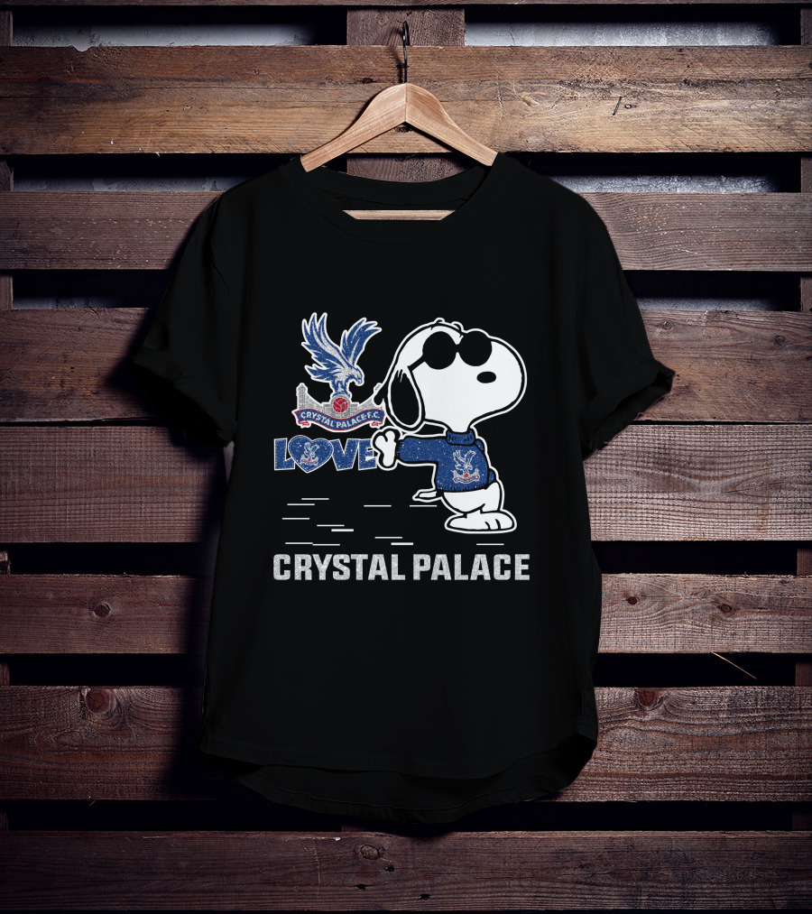 Snoopy Love Crystal Palace Fc Crystal Palace T-Shirt