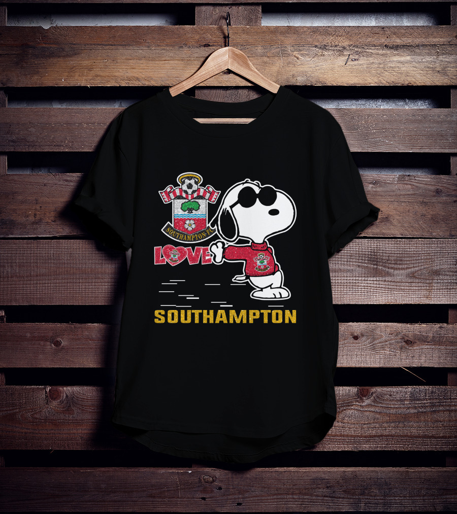 Snoopy Southampton Fc Love T-Shirt