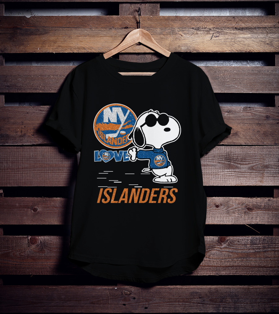 Snoopy Love NY Islanders T-Shirt