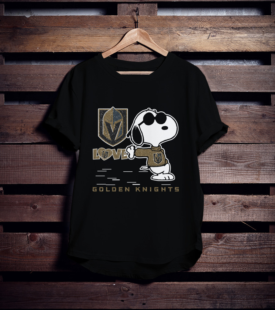 Snoopy Love Vegas Golden Knights T-Shirt