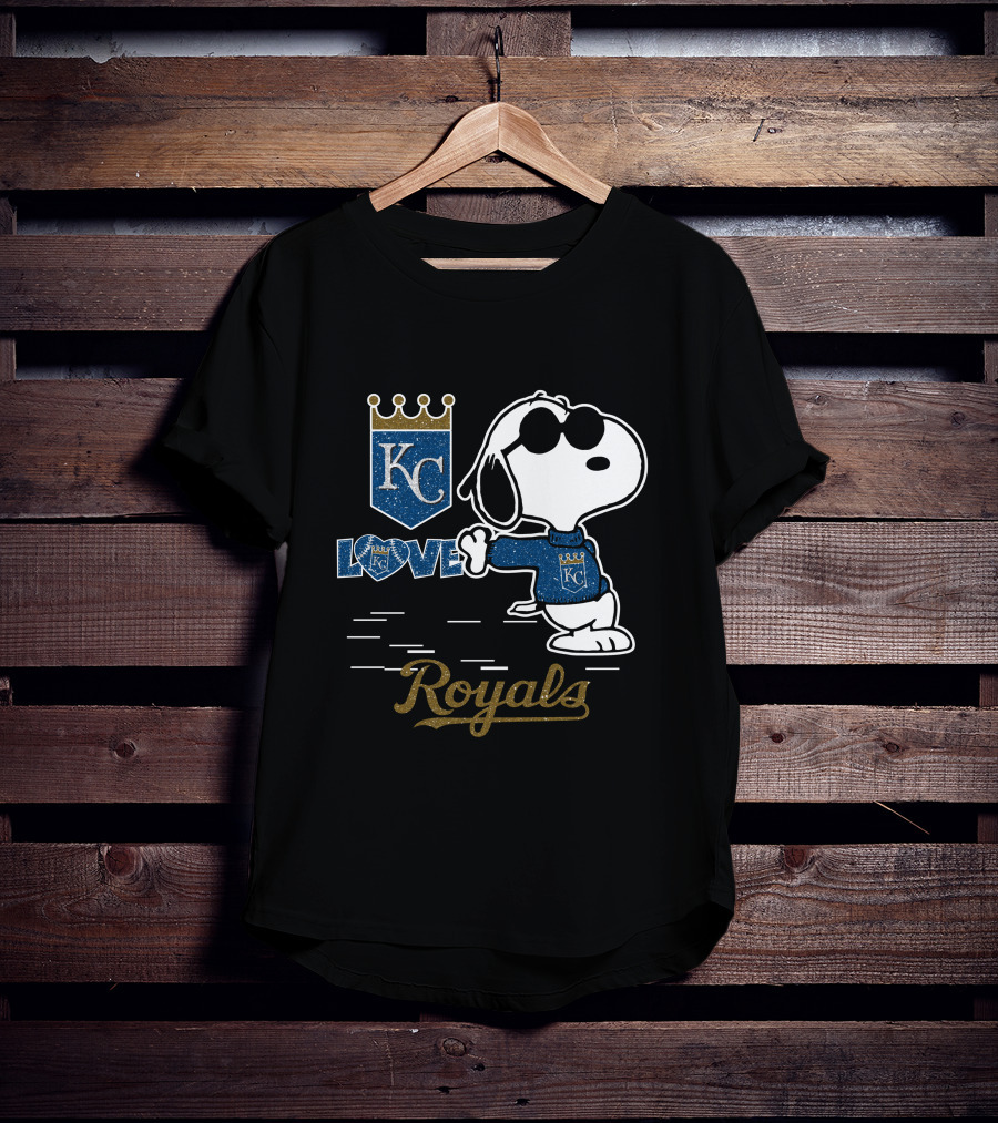 Snoopy KC Love Royals T-Shirt