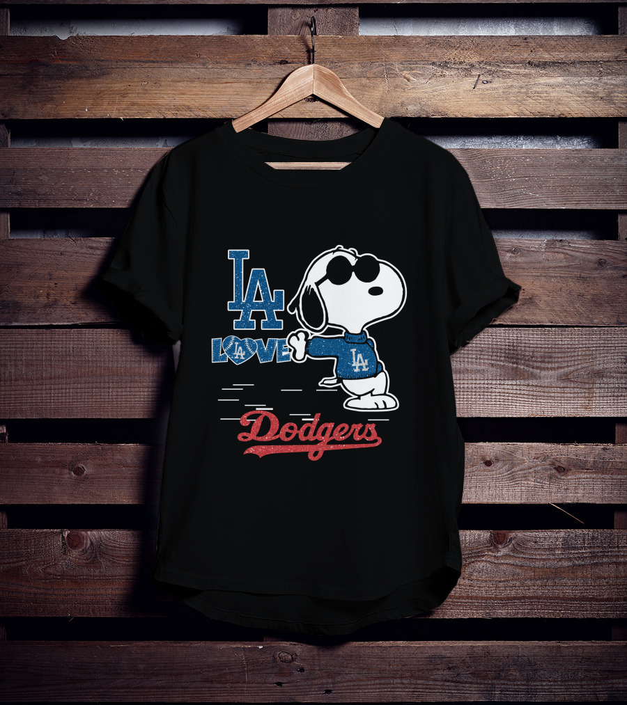 Snoopy LA Love Dodgers T-Shirt