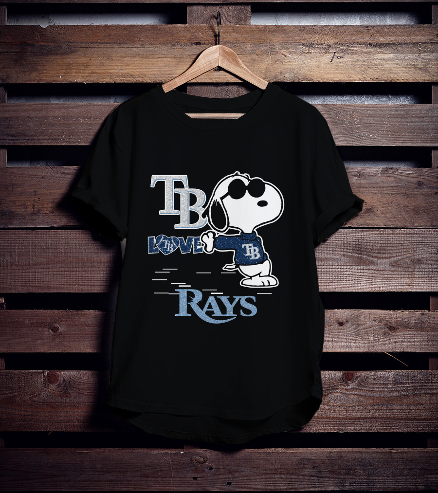 Snoopy TB Rays Love T-Shirt