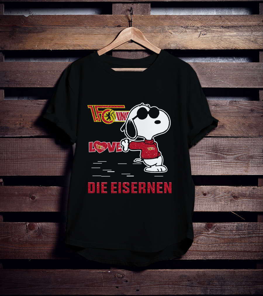 Snoopy Love 1. FC Union Berlin Die Eisernen T-Shirt