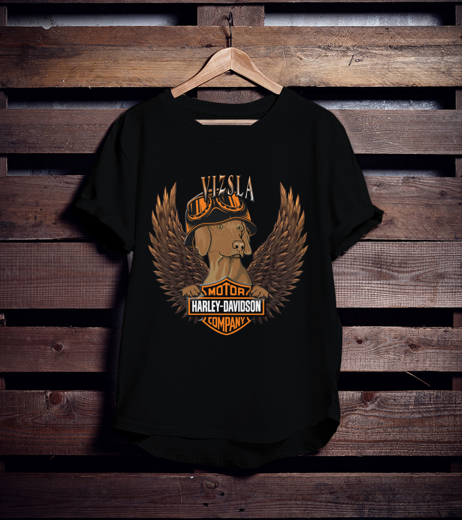 Harley Davidson Vizsla Wings Motor Company T-Shirt