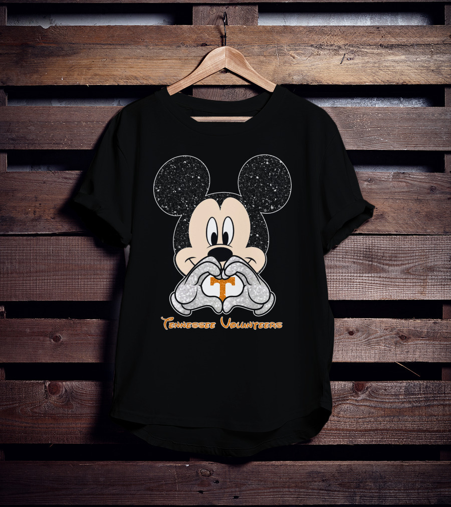 Mickey Heart Tennessee Volunteers T-Shirt