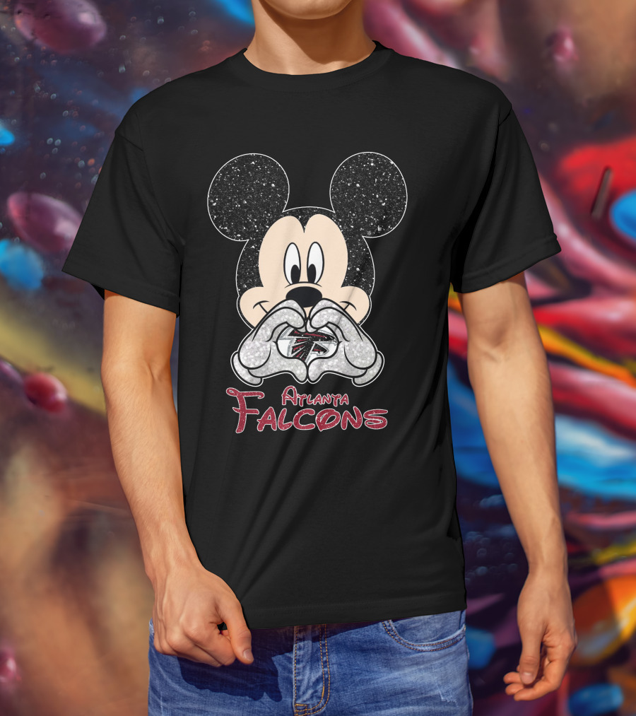 Mickey Mouse Atlanta Falcons NFL Fan Merchandise T-Shirt