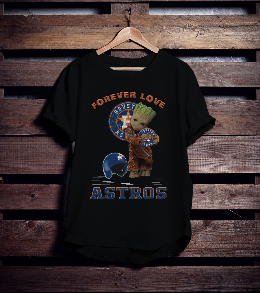 Forever Love Houston Astros MLB Fans Groot T-Shirt