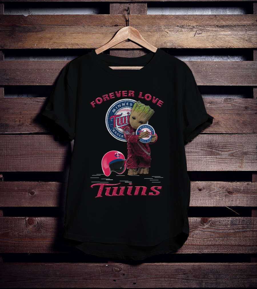 Forever Love Minnesota Twins MLB Baseball Groot Fan T-Shirt