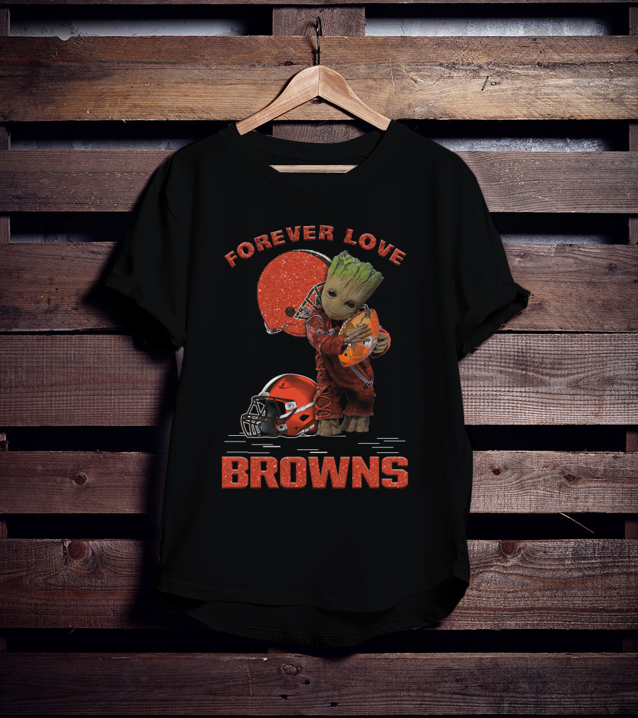 Forever Love Browns Groot Football T-Shirt