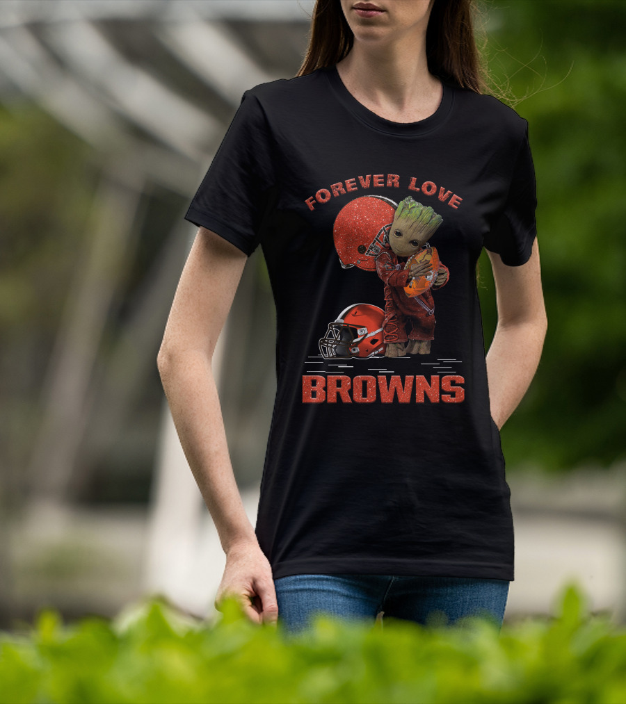 Forever Love Browns Groot Football T-Shirt