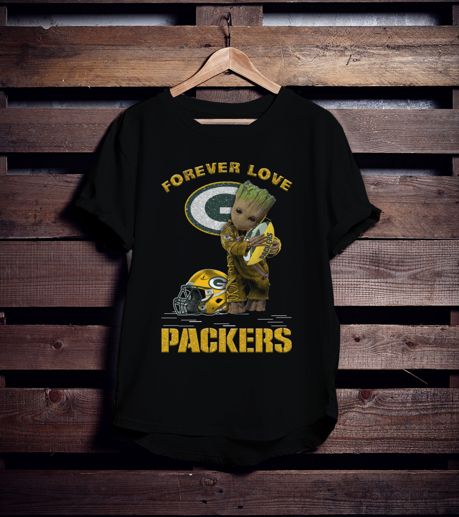 Forever Love Packers Groot Green Bay T-Shirt