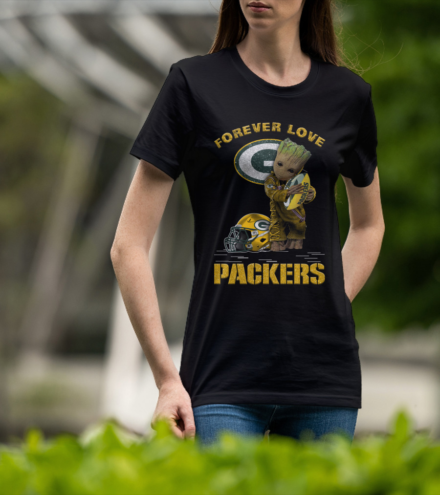 Forever Love Packers Groot Green Bay T-Shirt