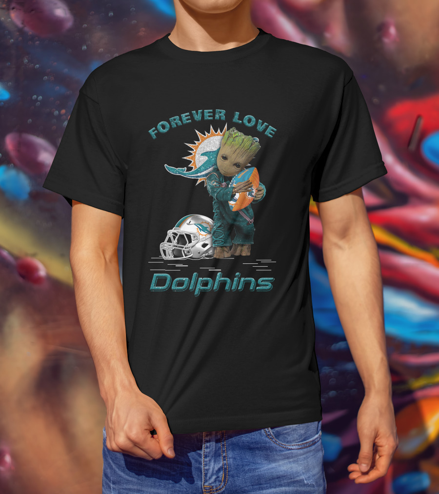 Forever Love Dolphins Groot Miami T-Shirt