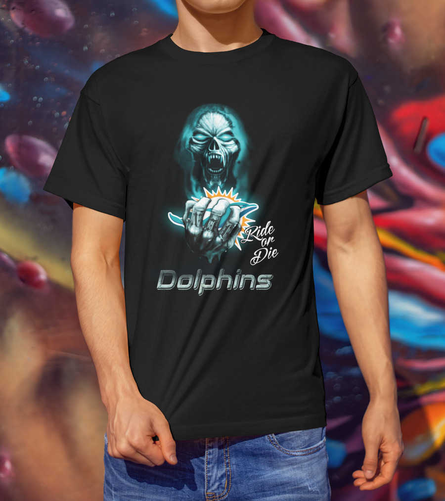 Ride Or Die Miami Dolphins Nfl T-Shirt