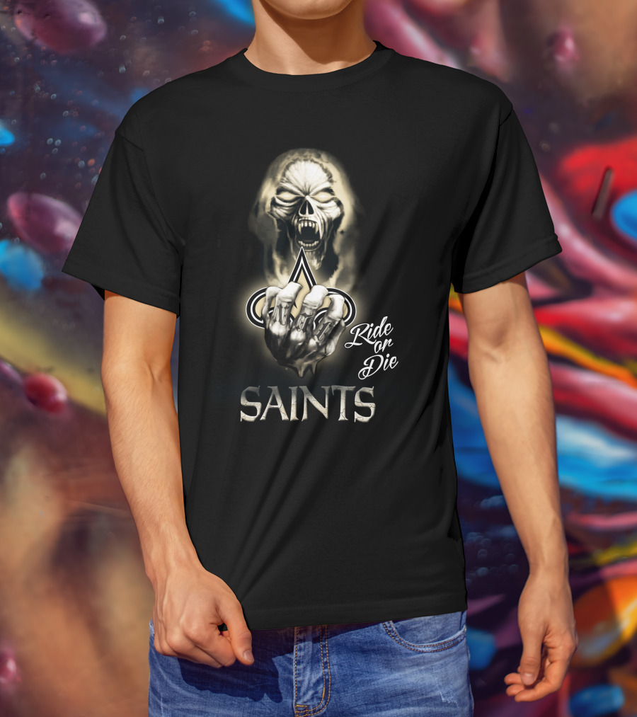 Nfl New Orleans Saints Ride Or Die 146 Hd0023 T-Shirt