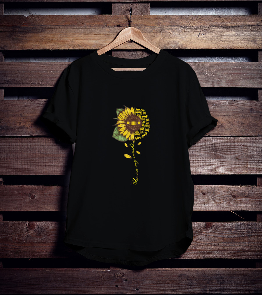 Jeep Sunflower You Are My Sunshine T-Shirt