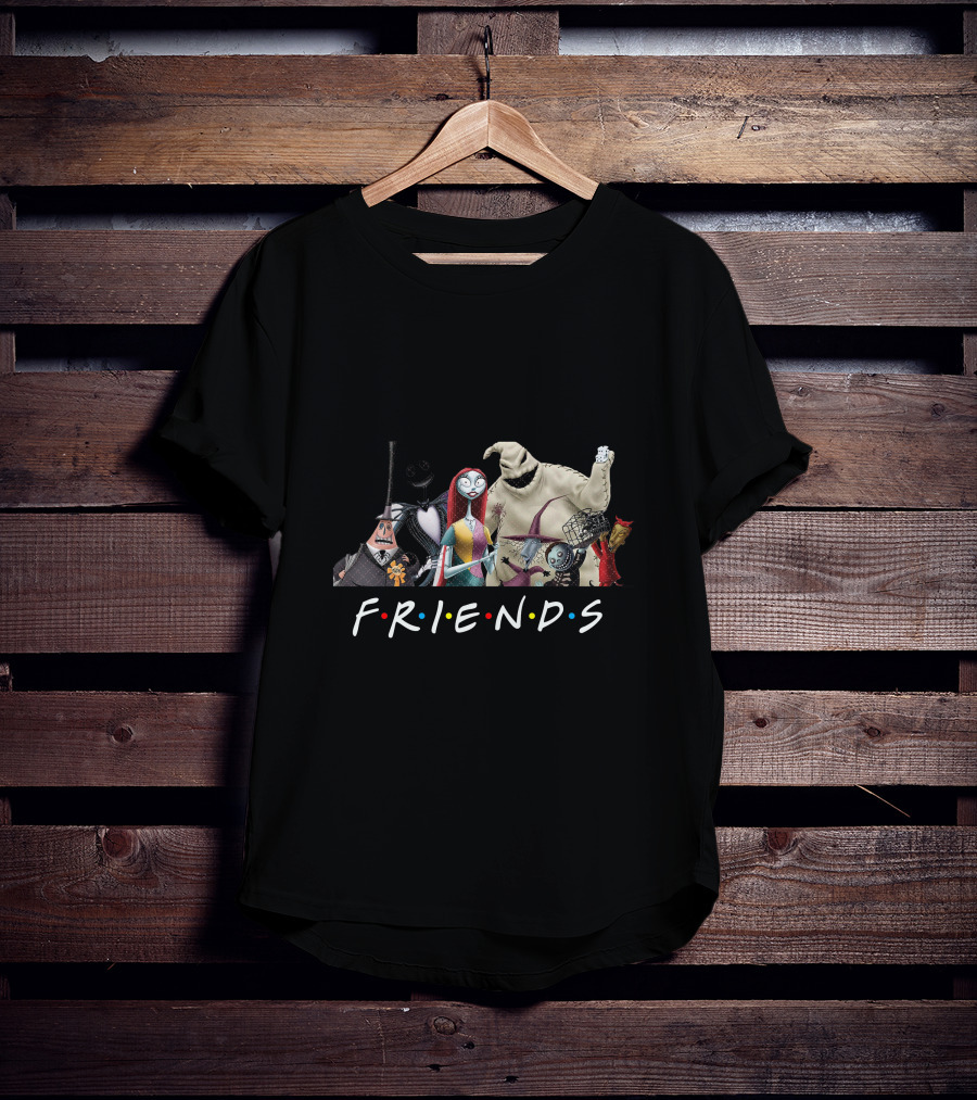 Friends Jack Sally Nightmare Before Christmas T-Shirt
