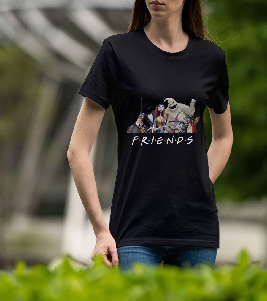 Friends Jack Sally Nightmare Before Christmas T-Shirt