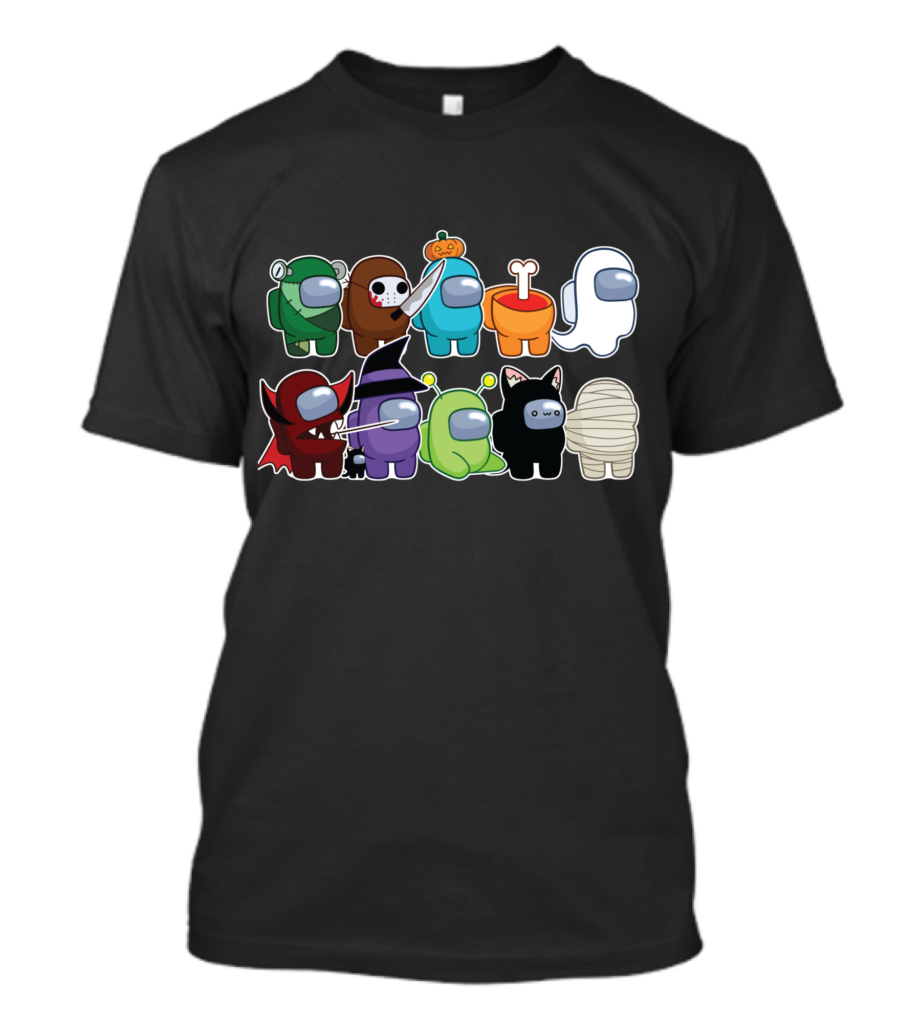 Among Us Halloween Crewmates Costume Collection T-Shirt