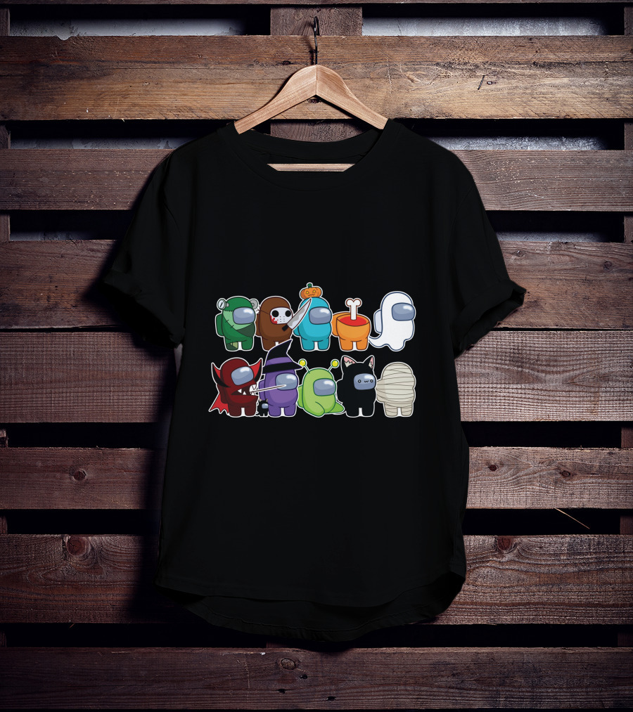 Among Us Halloween Crewmates Costume Collection T-Shirt