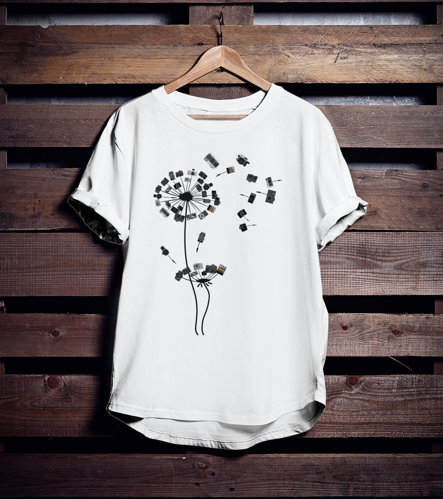 Camera Collection Dandelion T-Shirt