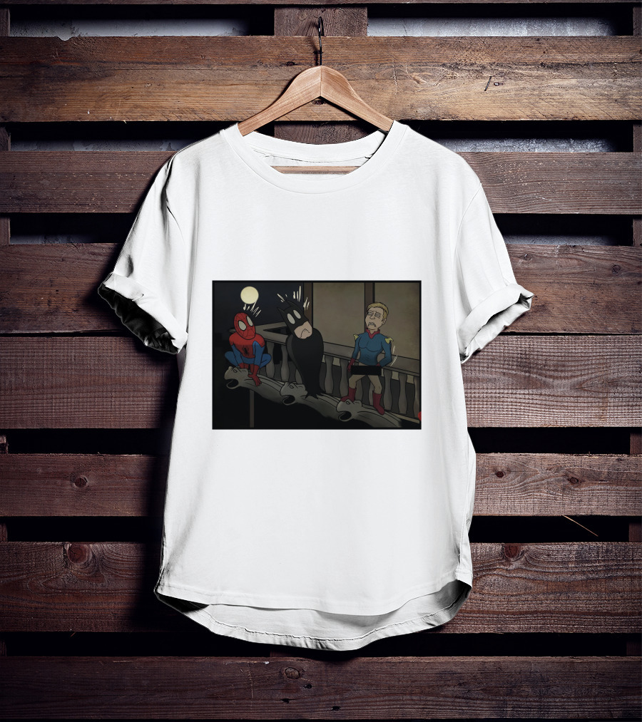 I Can Do What Ever I Want Superheroes On Balcony At Night T-Shirt