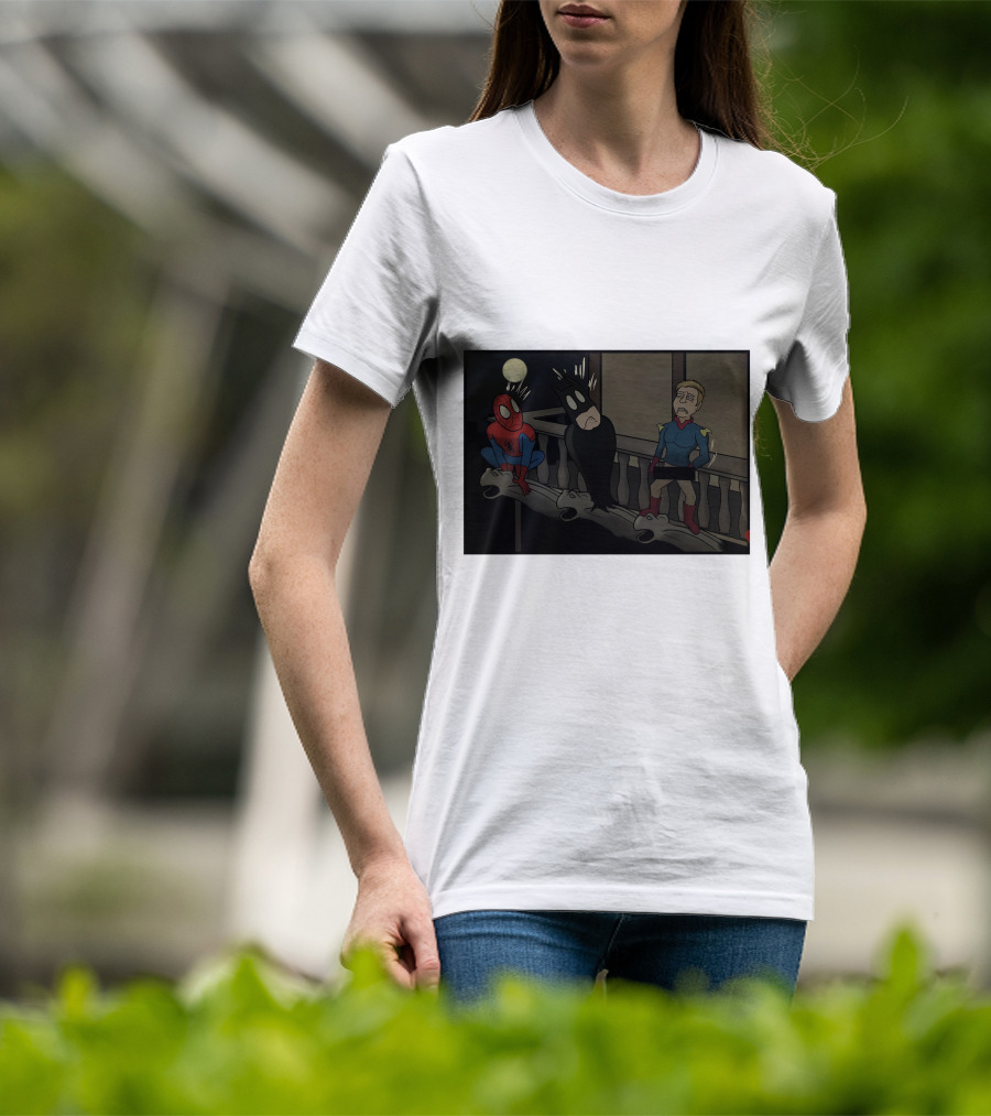 I Can Do What Ever I Want Superheroes On Balcony At Night T-Shirt