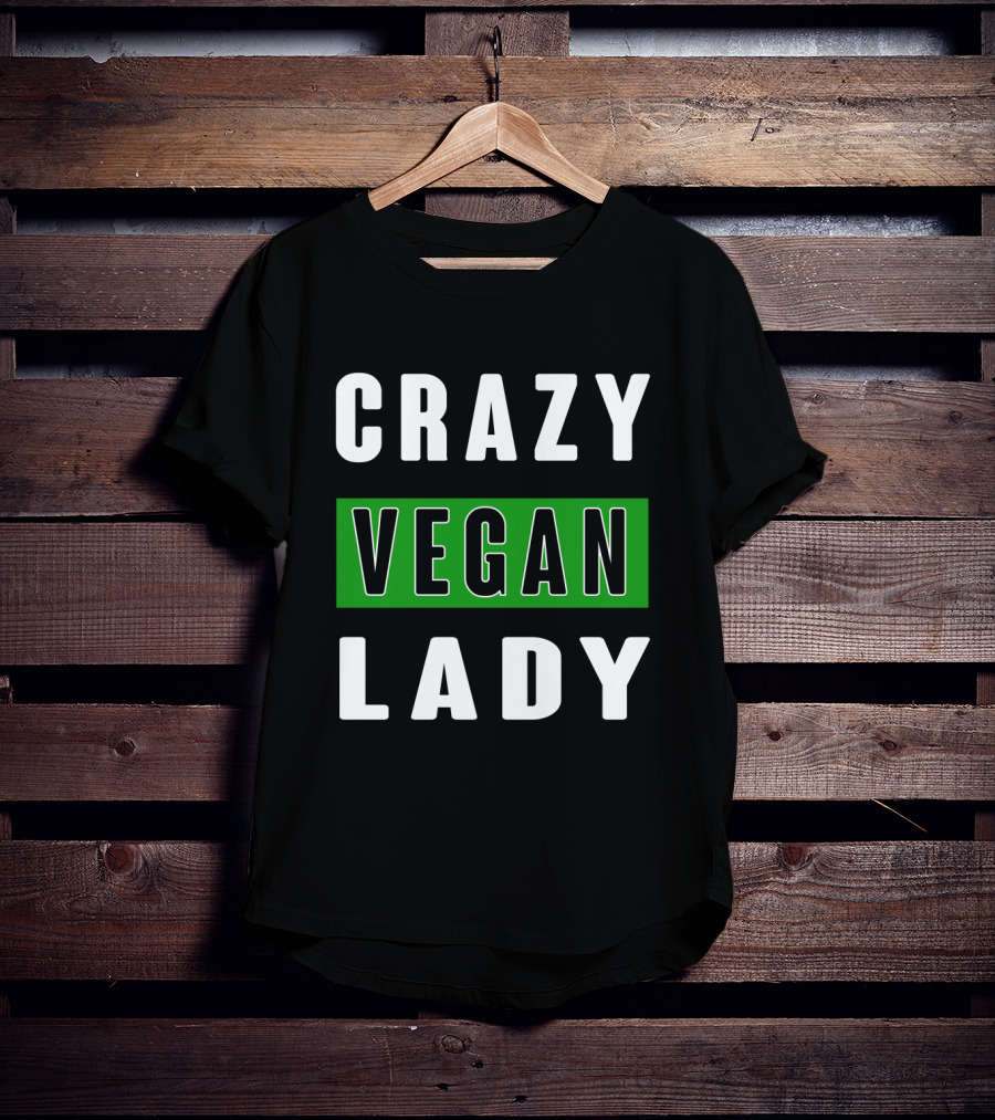 CRAZY VEGAN LADY T-Shirt