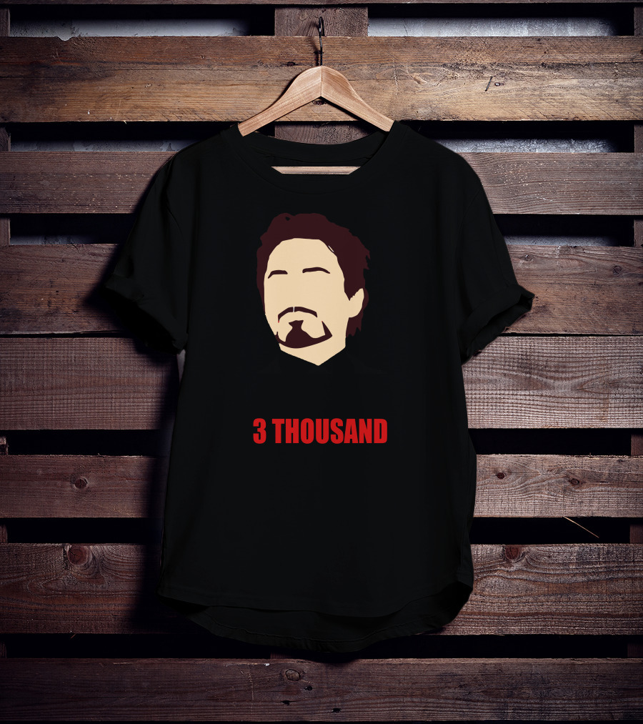 I Love U 3 Thousand Times Iron Man T-Shirt