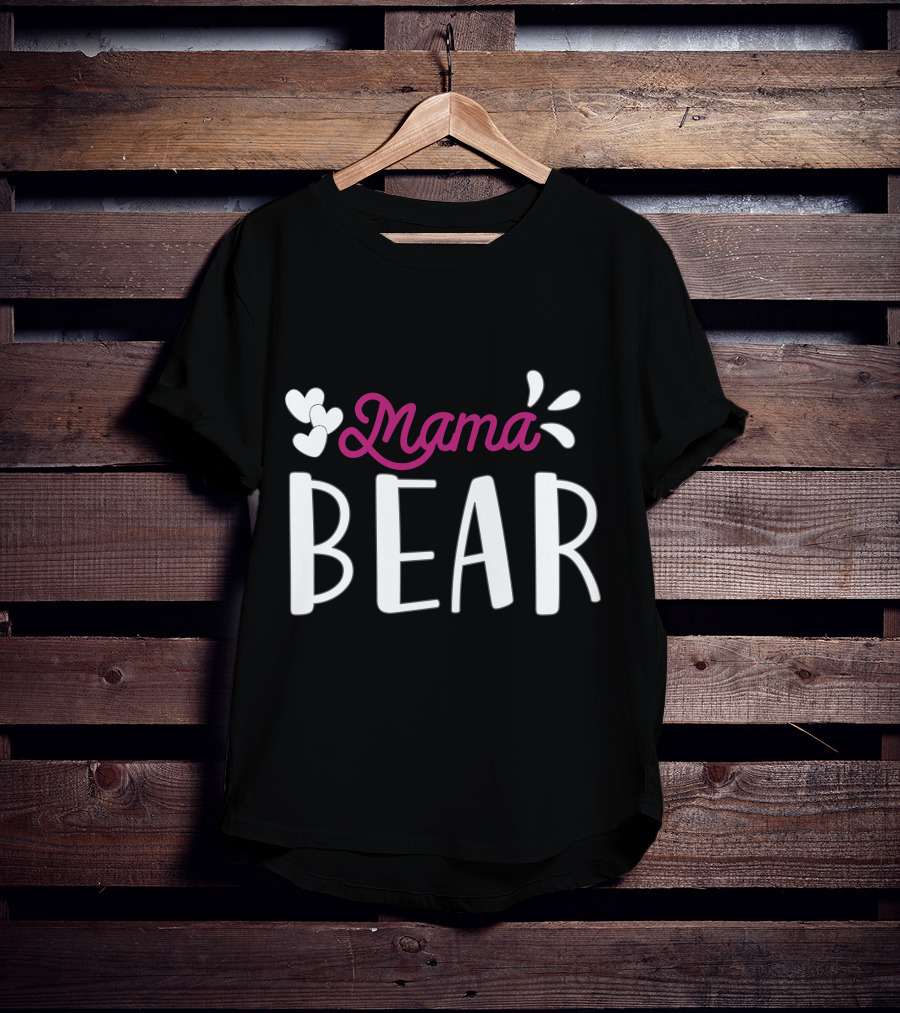 Mama Bear Heart Elements T-Shirt