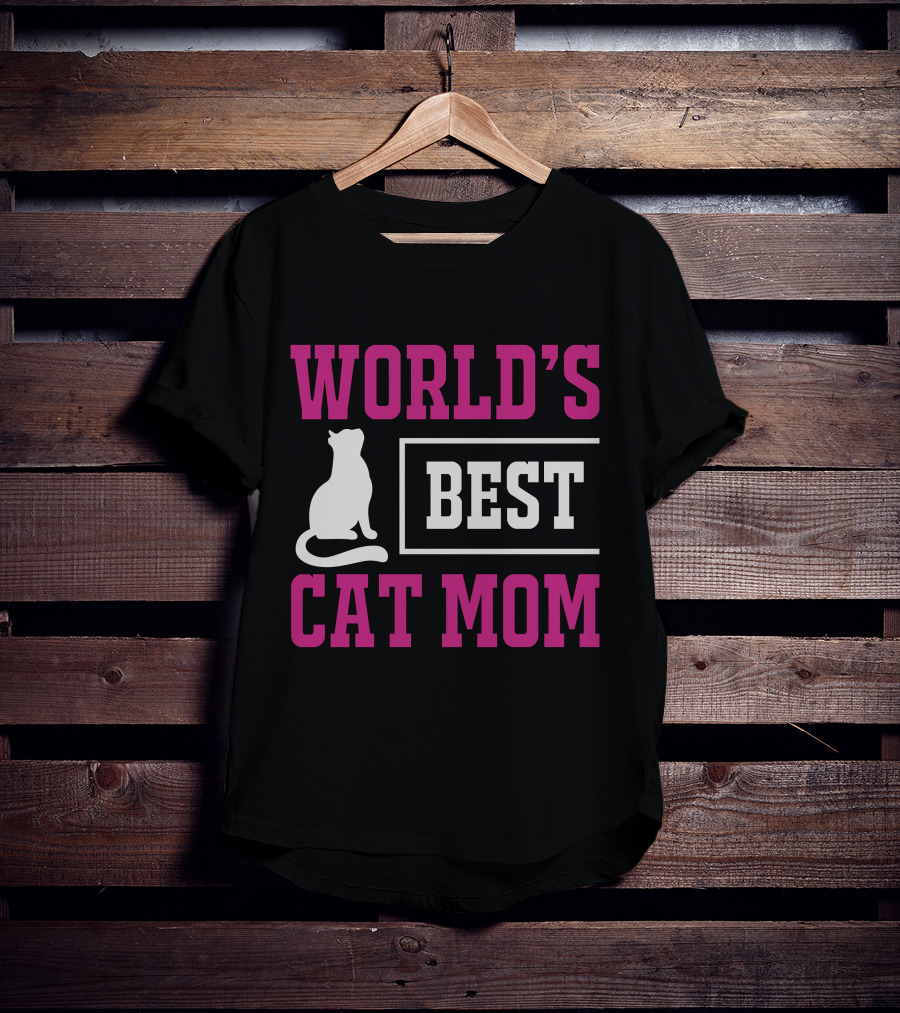 World's Best Cat Mom T-Shirt
