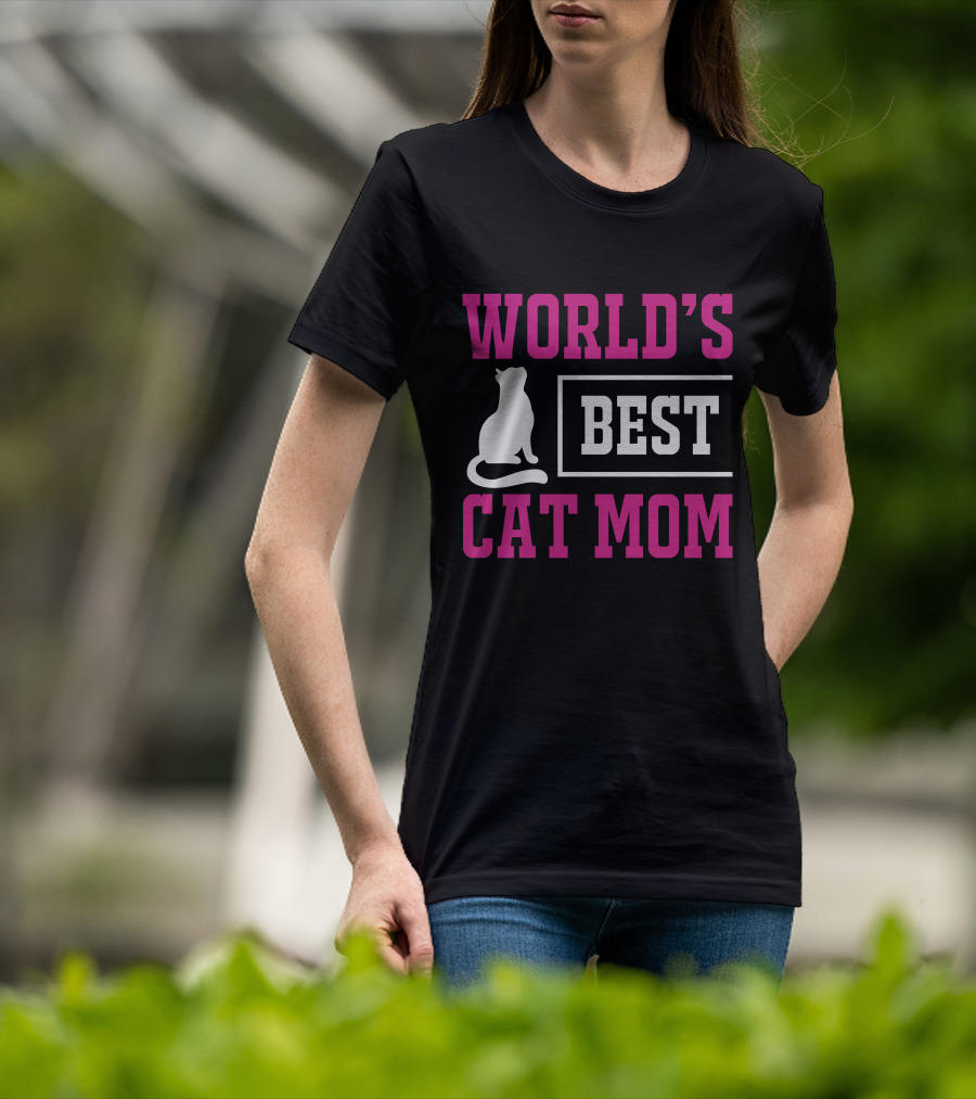 World's Best Cat Mom T-Shirt