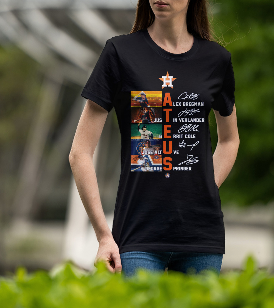 Houston Astros HA Hate Us Alex Bregman Justin Verlander Gerrit Cole Jose Altuve George Springer T-Shirt
