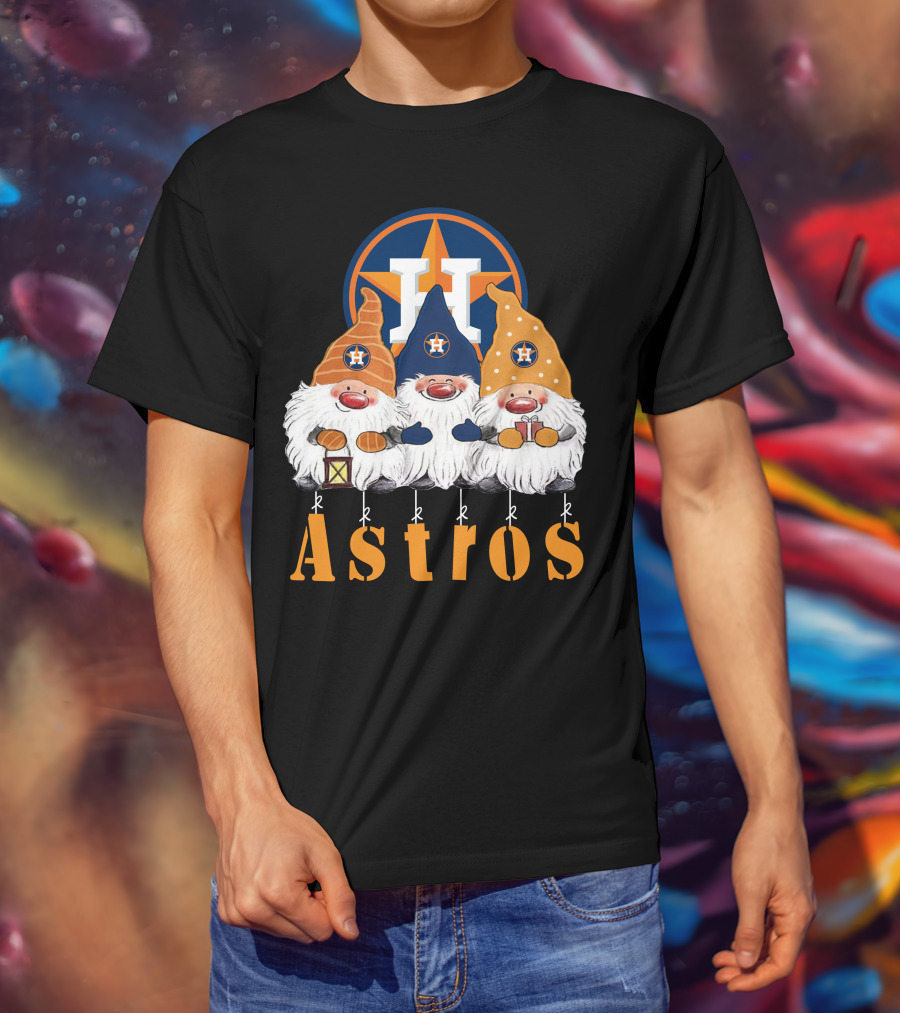Houston Astros Santa Gnomes H T-Shirt