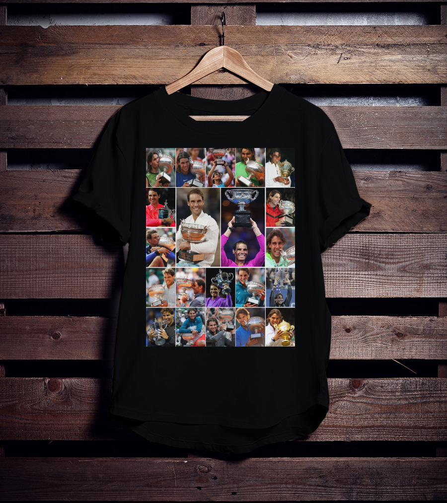 Nadal Trophy Collection 21 Grand Slam Victories T-Shirt