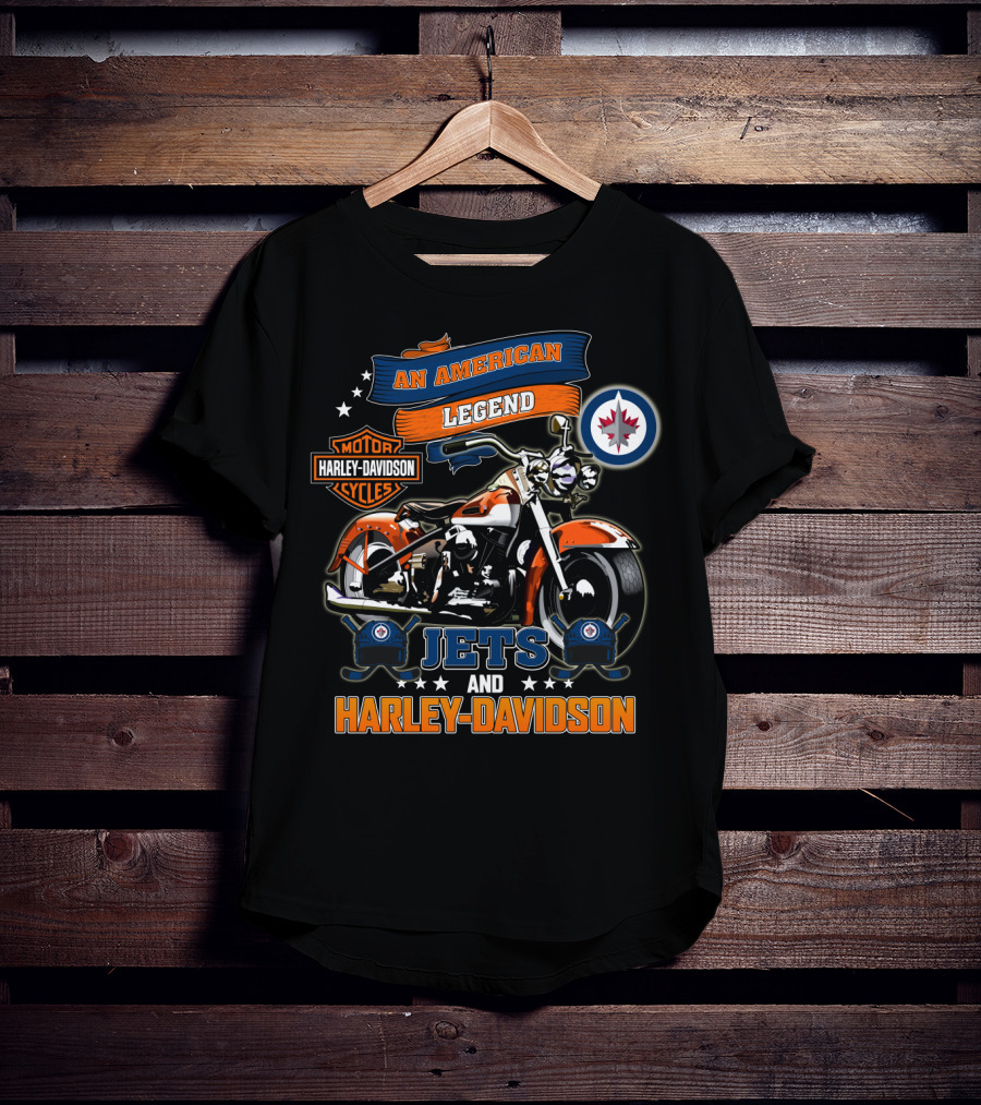 An American Legend Jets And Harley Davidson Motor Harley Davidson Cycles T-Shirt