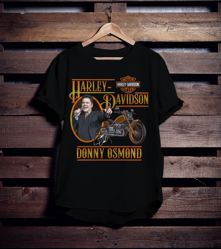 Harley Davidson Motorcycles Donny Osmond T-Shirt