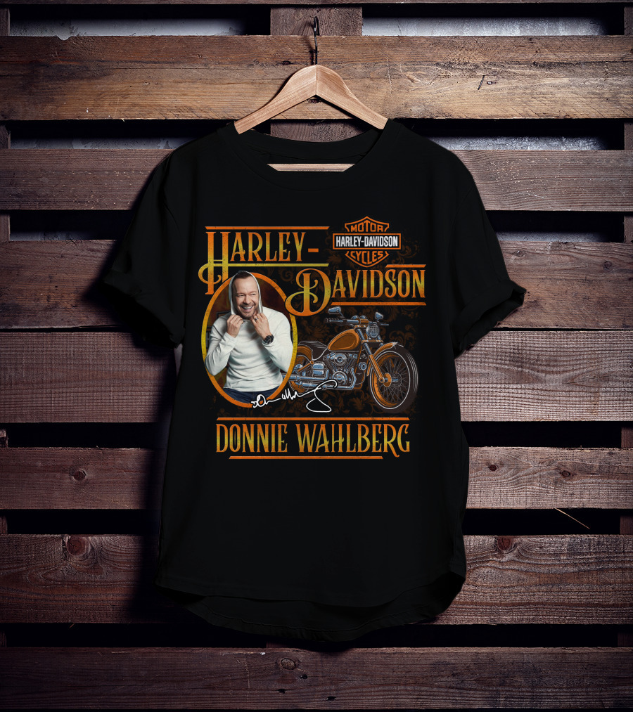 Harley Davidson Motorcycles Donnie Wahlberg Signature Collection T-Shirt