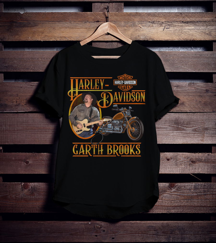 Harley Davidson Garth Brooks Motorcycles T-Shirt