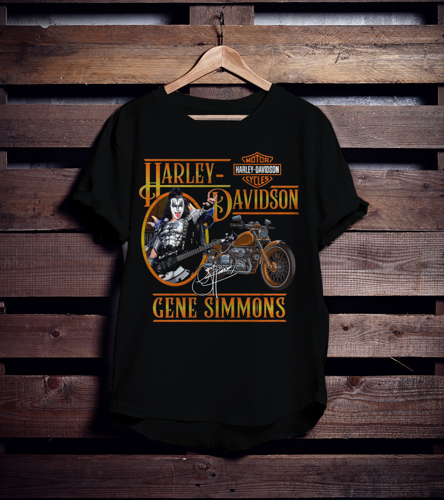 Harley Davidson Gene Simmons Motorcycles T-Shirt