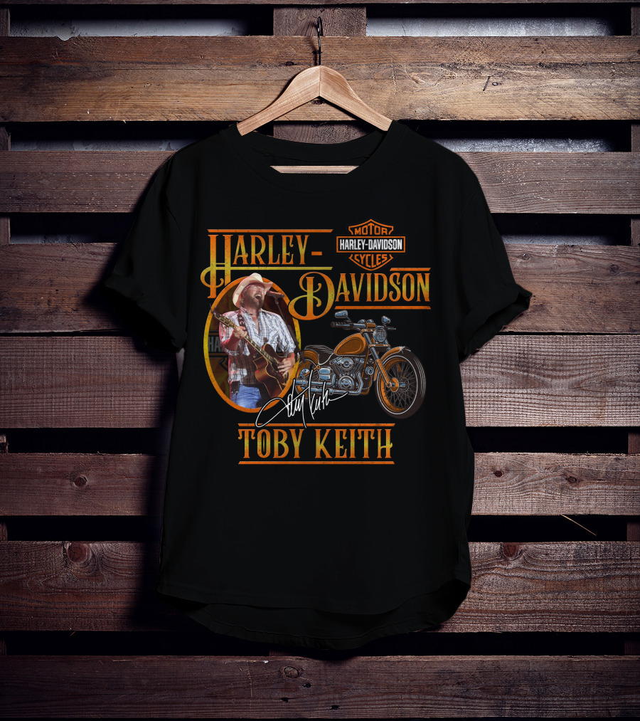 Harley Davidson Toby Keith Motorcycles Signature T-Shirt