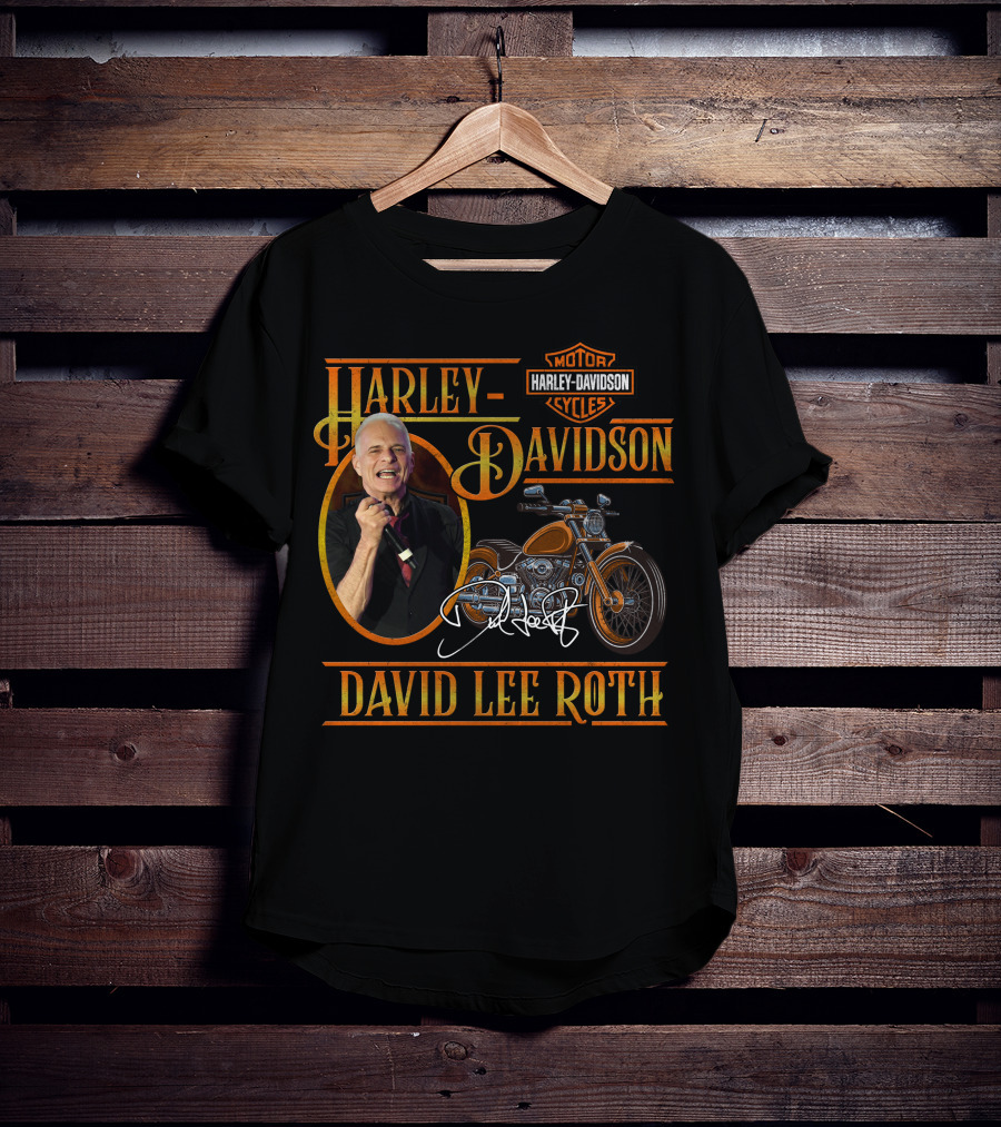 Harley Davidson Motor Cycles David Lee Roth T-Shirt