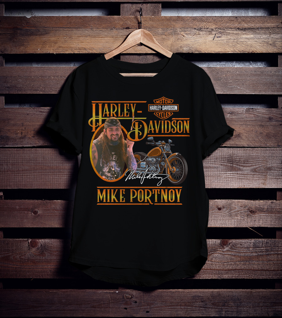 Harley Davidson Motor Cycles Mike Portnoy T-Shirt
