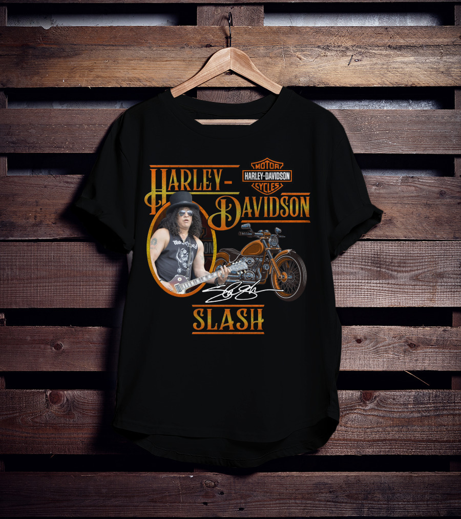 Harley Davidson Motor Cycles Slash T-Shirt