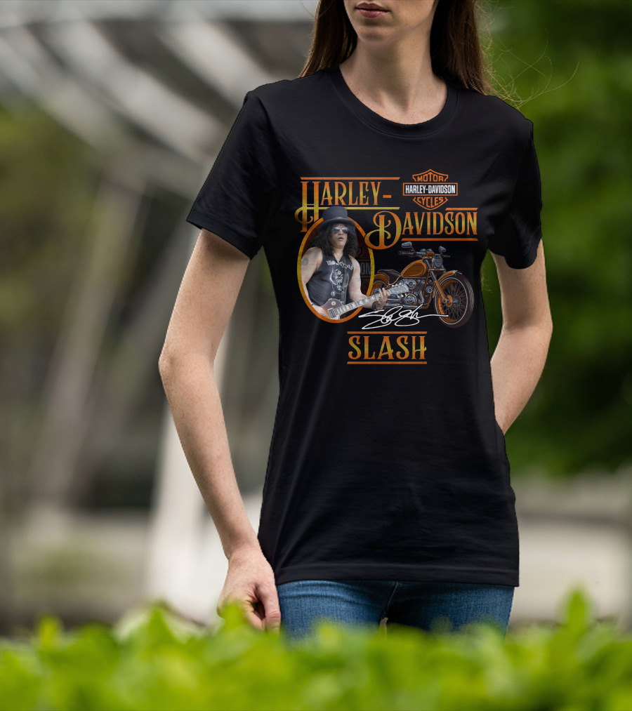 Harley Davidson Motor Cycles Slash T-Shirt