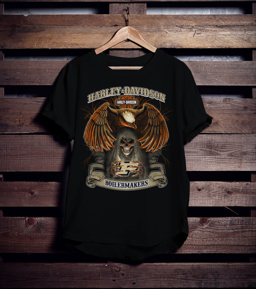 Harley Davidson Motor Cycles Boilermakers Purdue Boilermakers Ncaa Hl T-Shirt