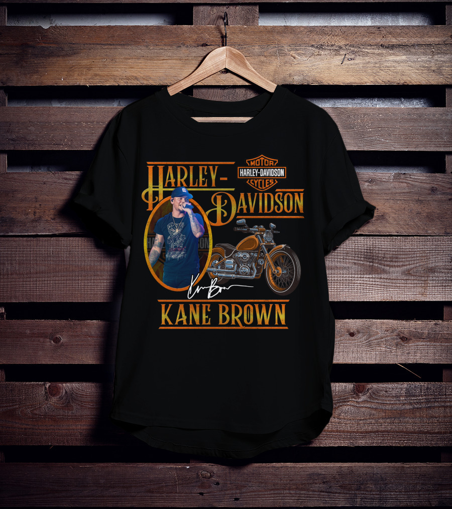 Kane Brown Harley Davidson Motor Cycles T-Shirt