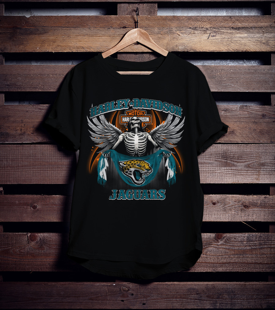 Harley Davidson Motor Jacksonville Jaguars T-Shirt