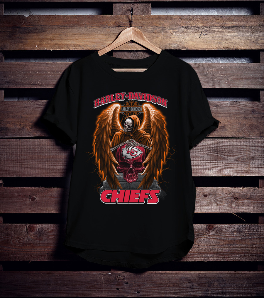 Harley Davidson Motor Cycles Chiefs T-Shirt